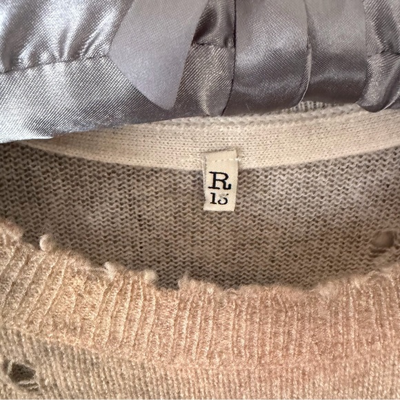 R13 portrait painting Artistic Sweater cashmere - Picture 6 of 10